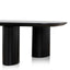 1.09m Freeform Coffee Table - Full Black