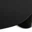1.09m Freeform Coffee Table - Full Black