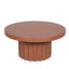 90cm Concrete Coffee Table - Terracotta