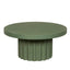90cm Concrete Coffee Table - Green