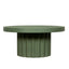 90cm Concrete Coffee Table - Green