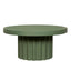 90cm Concrete Coffee Table - Green