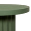 90cm Concrete Coffee Table - Green