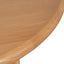 90cm Round Coffee Table - Natural