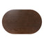 1.3m Elm Coffee Table - Walnut