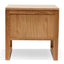 Drawer Wooden Bedside Table - Natural Oak