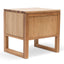 Drawer Wooden Bedside Table - Natural Oak