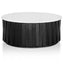 Porcelain Round marble Coffee Table - Black