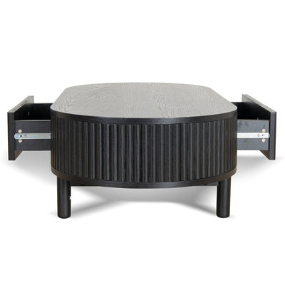 1.2m Coffee Table - Full Black