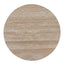 Travertine Marble 100cm Round Coffee Table - White Wash