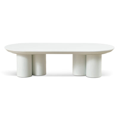 1.3m Coffee Table - Full White