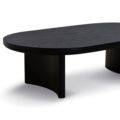 1.3m Coffee Table - Full Black