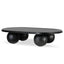 1.4m Elm Oval Coffee Table - Full Black