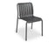 Roku Outdoor Dining Chair in Matt Charcoal - No Cushion