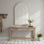 Hamptons Arched Mirror 1x1.5m Grey