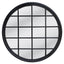 Hamptons Round Mirror 1.2x1.2m Black
