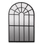 Regency Arched Outdoor Mirror Black