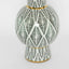 Gatsby Neck Vase Small Black & White