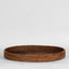 Paume Rattan Oval Tray Antique Brown