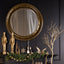 Clive Mirror Burnt Gold