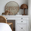 Camille Scallop Mirror Small Gold