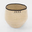 Cross Woven Basket Natural & Black