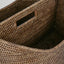 Paume Rattan Magazine Holder Antique Brown