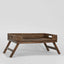 Paume Rattan Breakfast Tray Antique Brown