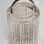 Kyra Rattan Lantern Large White Wash