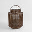 Kyra Rattan Lantern Medium Antique Brown
