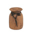 Wooden Pot with Rope Large