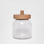 Mini Glass Jar With Wood Lid