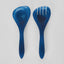 IDRA Swirl Resin Salad Servers Blue (Set of 4)