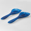IDRA Swirl Resin Salad Servers Blue (Set of 4)