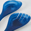 IDRA Swirl Resin Salad Servers Blue (Set of 4)