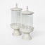 Nini Candle Holder with lid White Medium