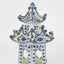 Pagoda Statue Blue and White