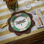 Paume Scallop Rattan Placemat Antique Brown