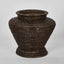 Paume Rattan Flower Urn Small Antique Brown 