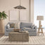 Clam Shell Rattan Large Natural