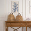 Eden Rattan Lantern Square Large Natural