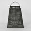 Eden Rattan Lantern Square Large Black