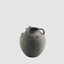 Sienna Vase with Handles Charcoal