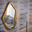 Aria Form Mirror 62x100cm Gold