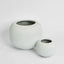 Sphere Planter Set of 2 White