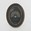 Vera Oval Photo Frame 4 x 6 Black & Gold