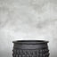 Iris Hobnail Urn Black