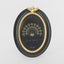 Vera Bee Oval Photo Frame 4 x 6 Black & Gold