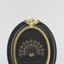 Vera Bee Oval Photo Frame 4 x 6 Black & Gold
