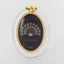 Vera Bee Oval Photo Frame 4 x 6 White & Gold